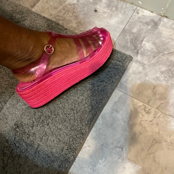 HOLLIE JELLY SANDAL, HAVANA PINK main image 0