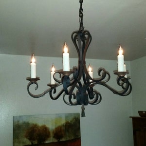 1/" X 2 3//8 /" links Lighting Chandelier Chain Wrought Iron 5//16/" square bar