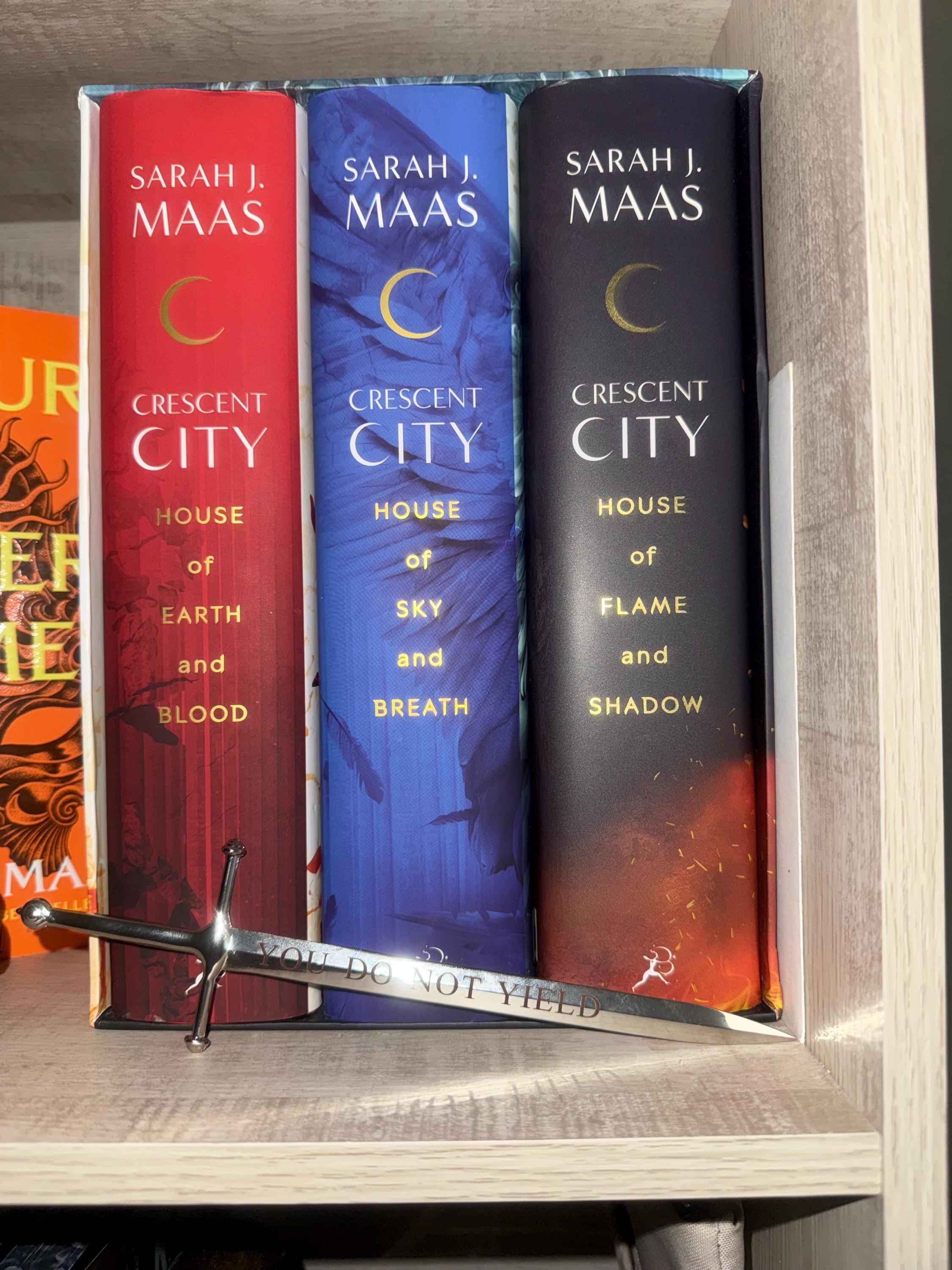 Throne Of Glass Sword Bookmark & ACOTAR Letter Opener