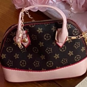 A , Trendy, Mini, Purse, Handles, Removeable Strap, Zipper Closure, Cute, Small  Bag, Toddlers, Girls, Pre-teen, Birthday, Christmas 