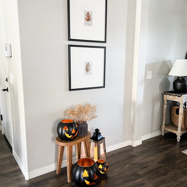Rustic Fall Pumpkins 4K TV Art Set for Samsung Frame TV Farmhouse Fall