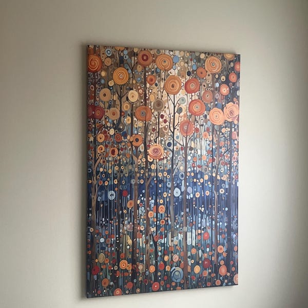 Picture of Gustav Klimt Canvas Wall Art Minimalism Paint Classic Wall Art Ready to ...