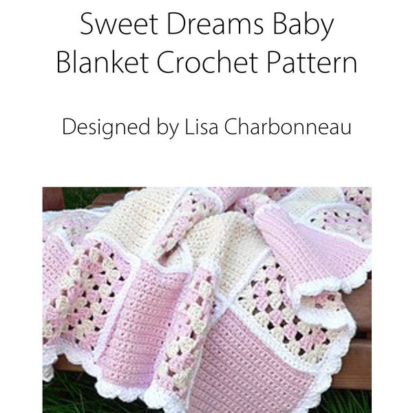 Crochet Pattern - Sweet Dreams Baby Blanket - Etsy