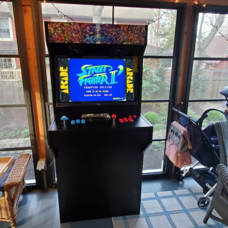 Arcade setup shared by Peter Morrison
