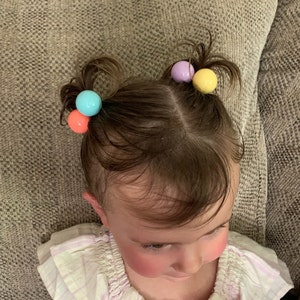 Toddler Hair Ties / Baby Hair Ties / Fine Hair Elastics / Mini | Etsy