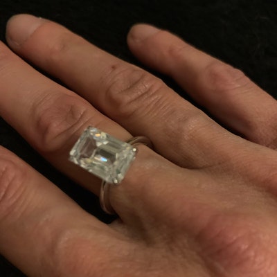 1ct Solitaire Engagement Ring for Women Gold Stacking Iconic - Etsy