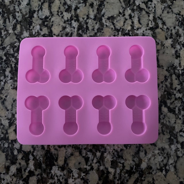 JCPING 12 Cavity Penis Mold Tray, Penis Ice Cube Tray, Penis Chocolate  Mold, Hen Party Mold, Bachlorette Party Supplies Pink