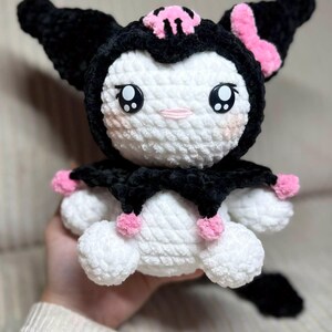 AMIGURUMI PATTERN, Punk Emo Bunny, Alternative Cat Amigurumi