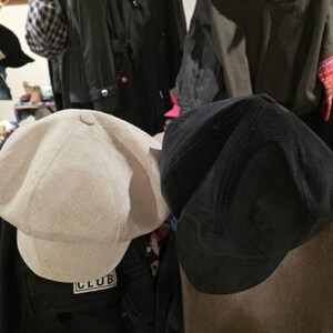 Rob Zombie Oversized Newsboy Cap Harris Tweed Huge Corduroy