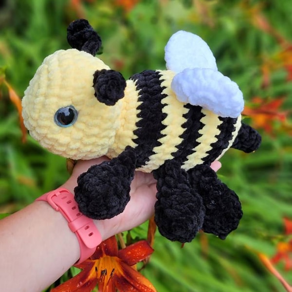 Low Sew Bumblebee Crochet Amigurumi Pattern | PDF Digital Download ...