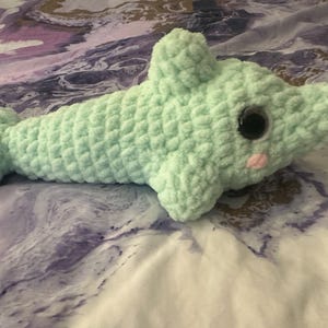 かぎ針編みのイルカのパターン - あみぐるみイルカ海の生き物のかぎ針