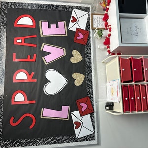 88 Pcs Valentine's Day Classroom Tree Bulletin Board Set With 100 Glue Points Tree Of Hearts Valentine Craft Kit Valentine Gnomes Heart Shaped Bulletin Board Tree Cutout For Class Wedding Anniversary