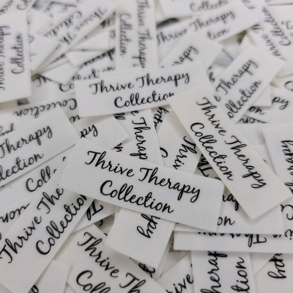Iron on Boutique Labels, Custom Printed Fabric Label (fabric Name Tags ...