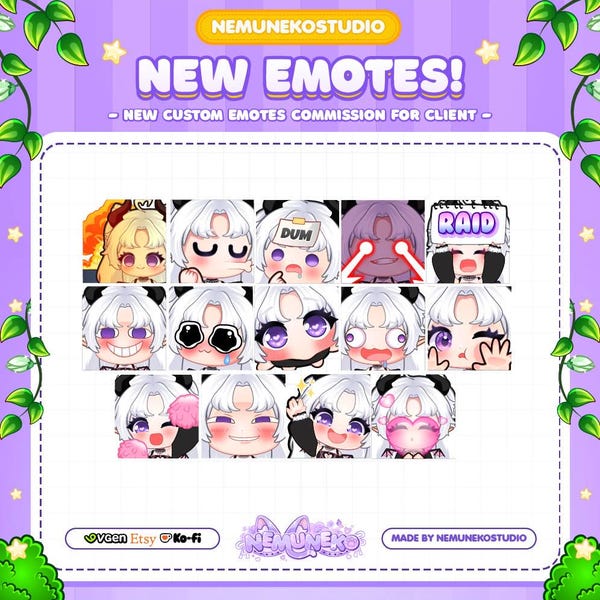 3x Custom Animated Emotes, Emojis, Sub Emotes for Your Twitch, Youtube ...