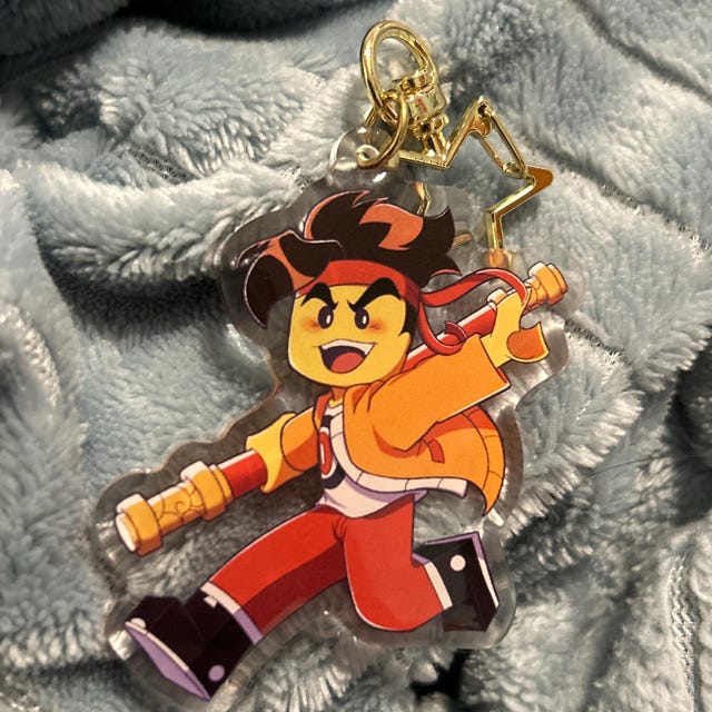 LMK Red Son | MK | Mei | Tang | Pigsy Keychain - Etsy
