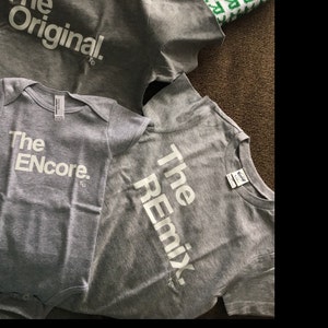 and The ENcore Screen Printed Unisex Kids Boys Girls Hooded Fall Zippered Denim Jacket The Original The REmix