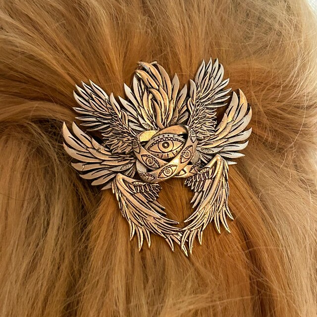 Biblically Accurate Angel, French Barrette, Angel Barette