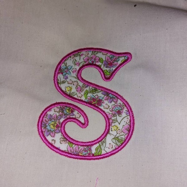 Blake Applique Monogram Set – Uppercase Letters - 2″ 3″ 4″ - Machine ...