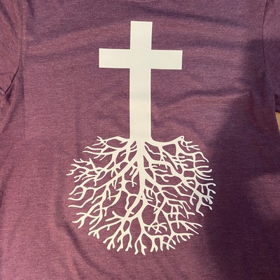 Deeply Rooted Cross Cuttable Design SVG PNG DXF & Eps Designs Cricut ...