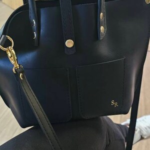 Green Leather Bag, Tote Leather Bag, Leather Tote Bag, Woman
