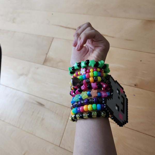 8 Random Scene Kandi Bracelets - Etsy