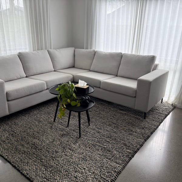 Rainbow Felted Custom Shag Rug, Premium Wool, Multi Coloured, Funky ...