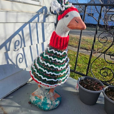 Porch Goose Snowman Outfit - Etsy