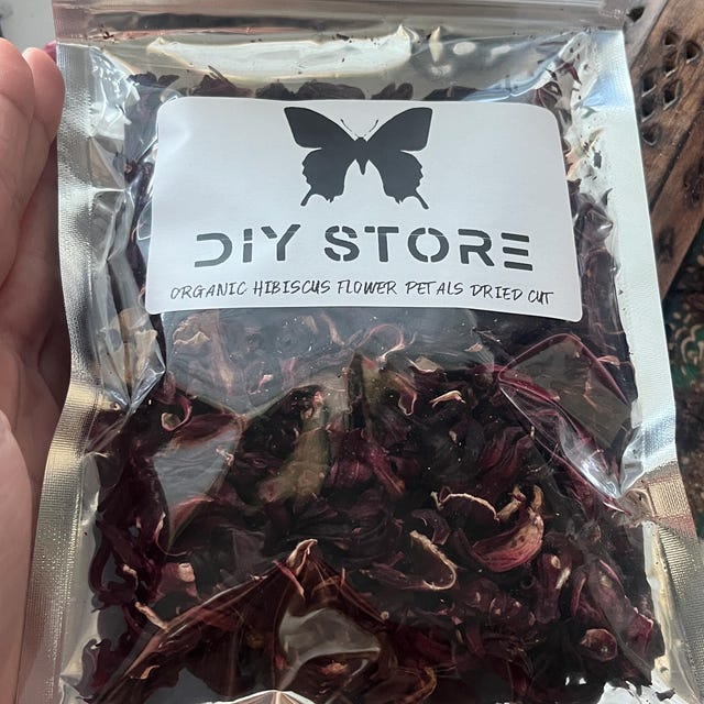 Buy Organic Dried Hibiscus Flowers 500g - Premium Hibiscus Tea - 100% Natural & Cultivated - Biocontor