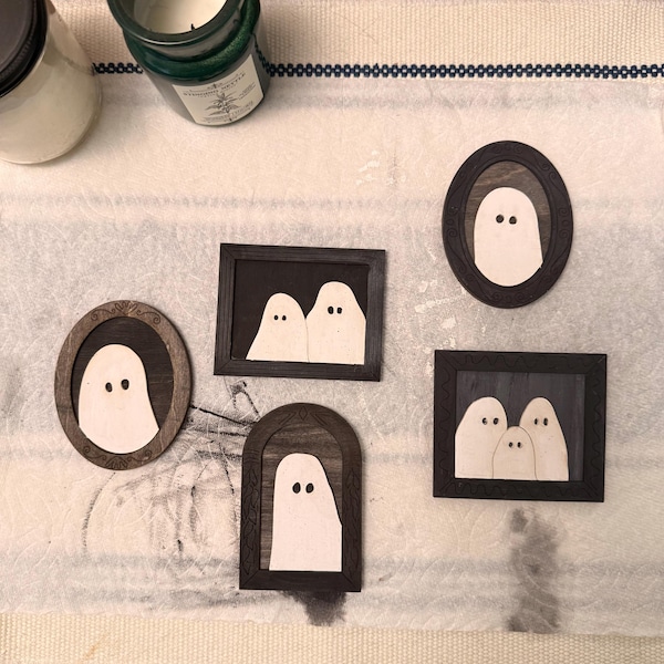 Ghost Frames Decorating Craft - Paint and Brushes Included - Set of 5 ...