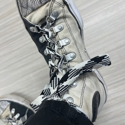 Olian 1.8cm Extra Large MCQueens Lacets De Chaussures Unisexe Polyester Lacets é - Foto 2