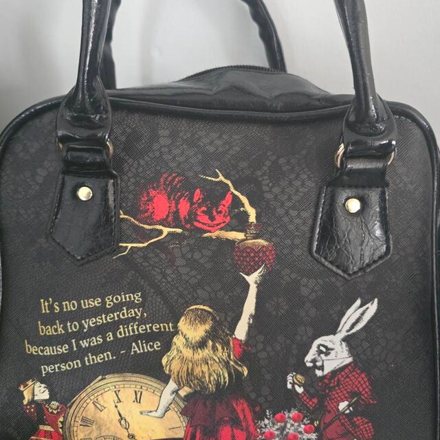 Alice in Wonderland Gothic Handbag - Mad Hatter Tea Party