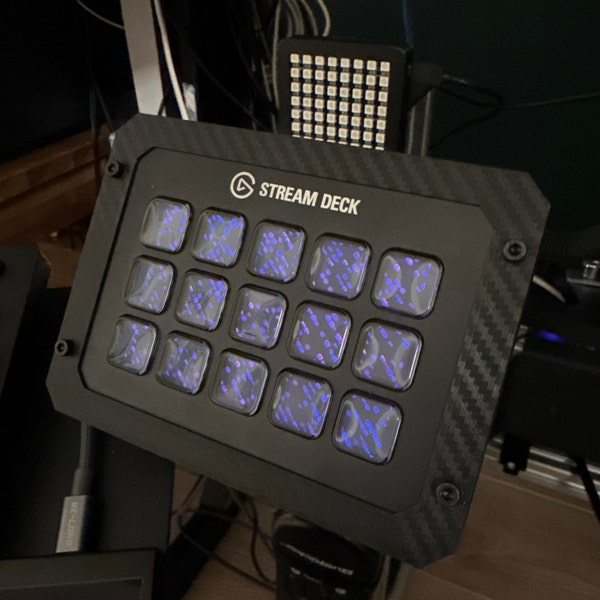 Sim Racing Stream Deck Module Stream Deck Enclosure With Adjustable Mount for Sim Racing | Flight Rig ...