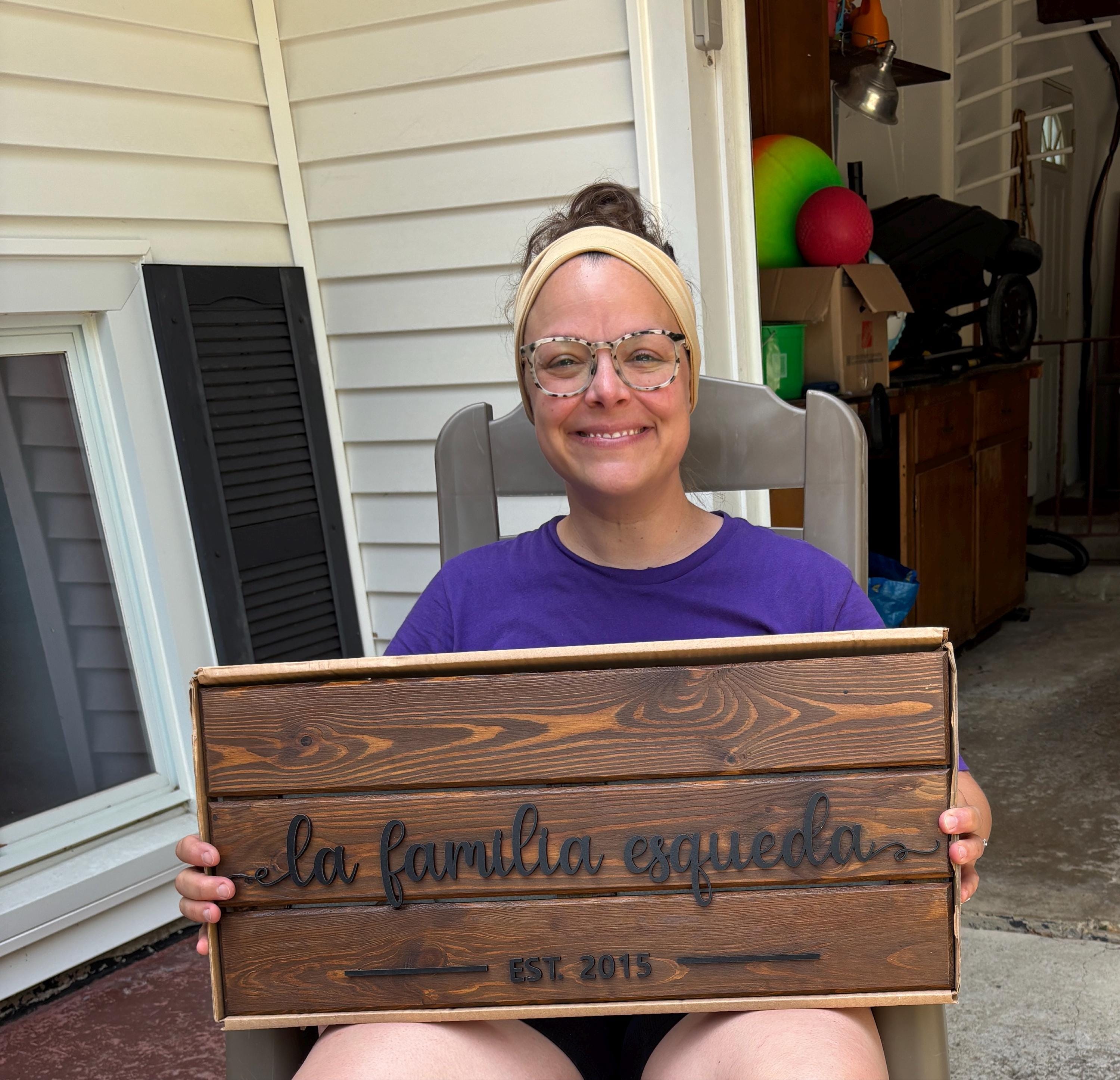 Custom Wood Sign | Personalized Family Name Sign | Last Name Pallet Sign | Wedding Gift | Home Wall Decor | Anniversary Gift