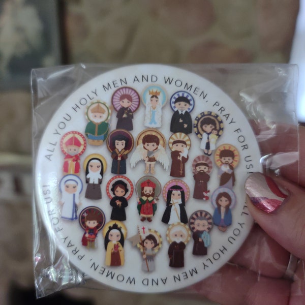 Catholic Saints Christmas Ornament. Baptism Gift. Mary, St. Michael ...