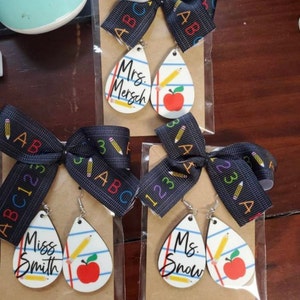 ART Teacher Personalized Custom Teacher Appreciation Dangle - Etsy
