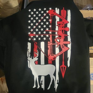 Patriotic Archery SVG USA Flag American Flag Deer Hunting - Etsy