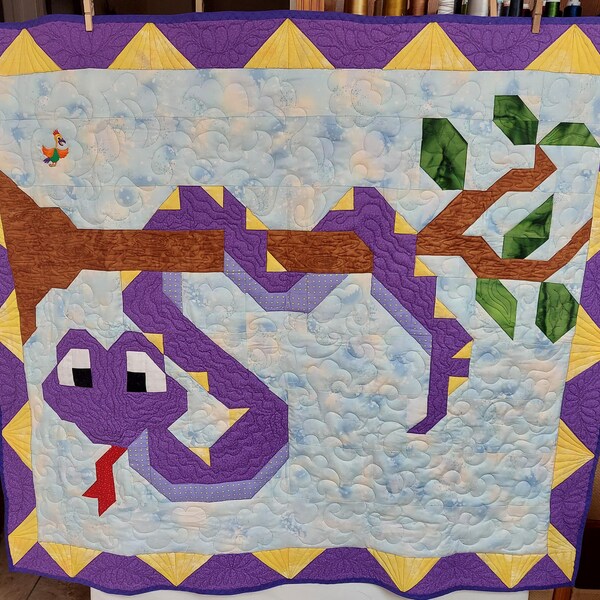 Video Game Themed Quilt Pattern, 3 Sizes: 56x56, 42x42, and 28x28 ...