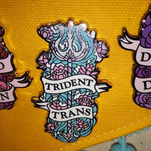 Trans Dagger Pin