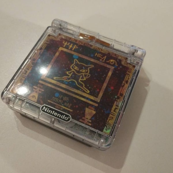 Vintage Game Boy Advance SP With IPS Screen Mew Edition - Etsy