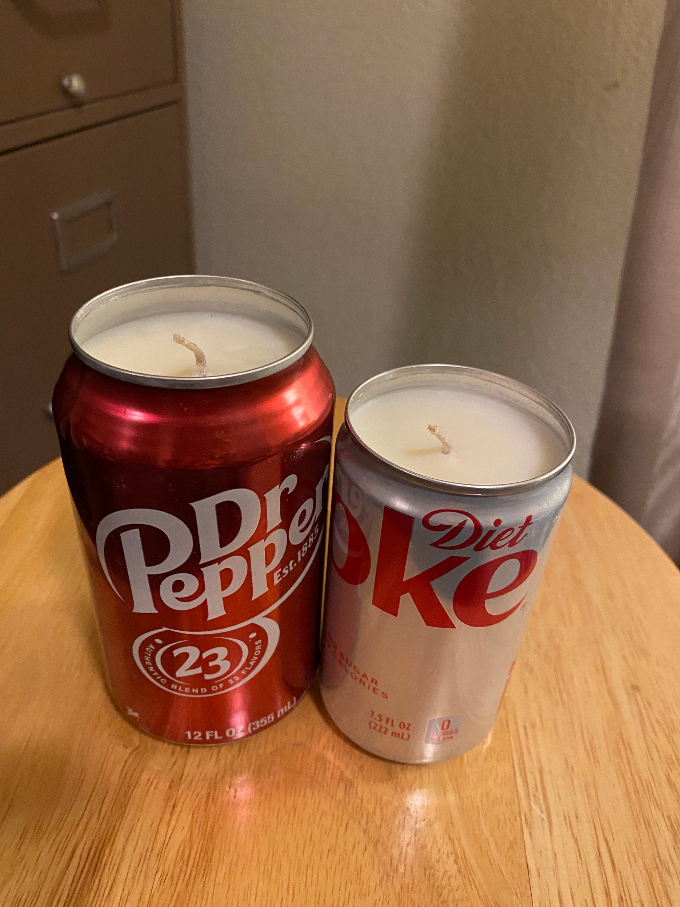 Diet Coke Soy Candle - Hand Poured Diet Coca Cola Soda Can Candle - Custom Scented Soda Pop Candle