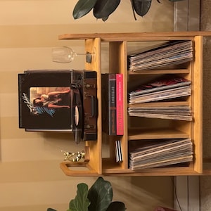 ターンテーブルスタンド 90cm、レコードプレーヤーキャビネット
