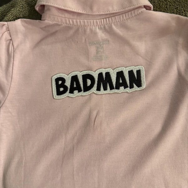 Badman Anime Meme Label Patch - Etsy