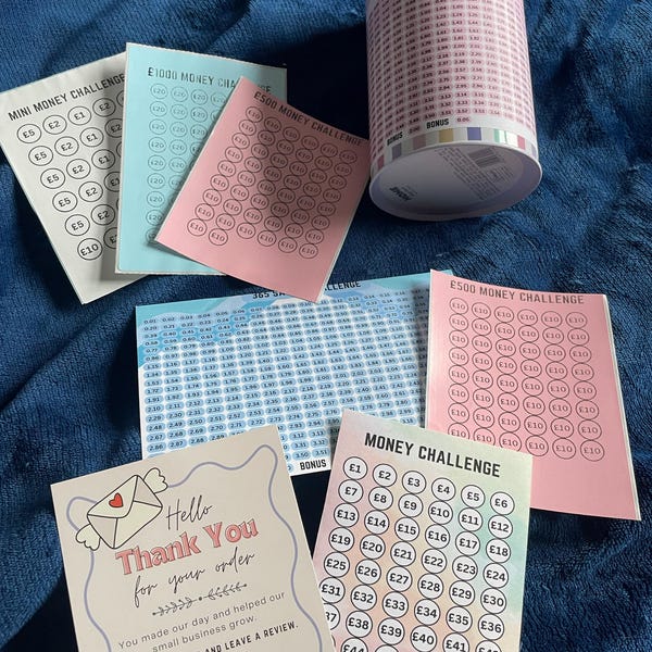 1p Sticker 1p STICKER Penny Saving Challenge Money Tin Box Sticker - Etsy