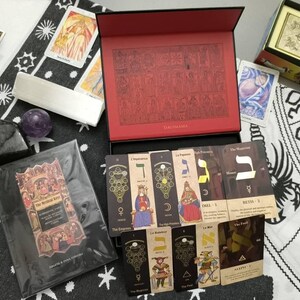 神秘の鍵セット、タロット占いと瞑想のためのユニークなオカルトカード
