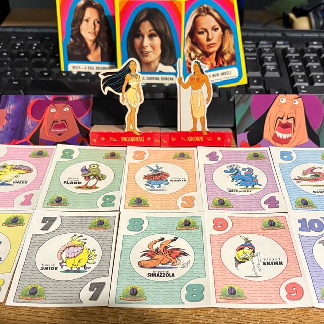 6 Packs of Brain Straining Doodlewonkers Vintage Trading Cards