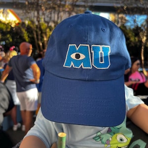 MU Monsters Inc Embroidered Hat | Adjustable Cap | Adult and Kids