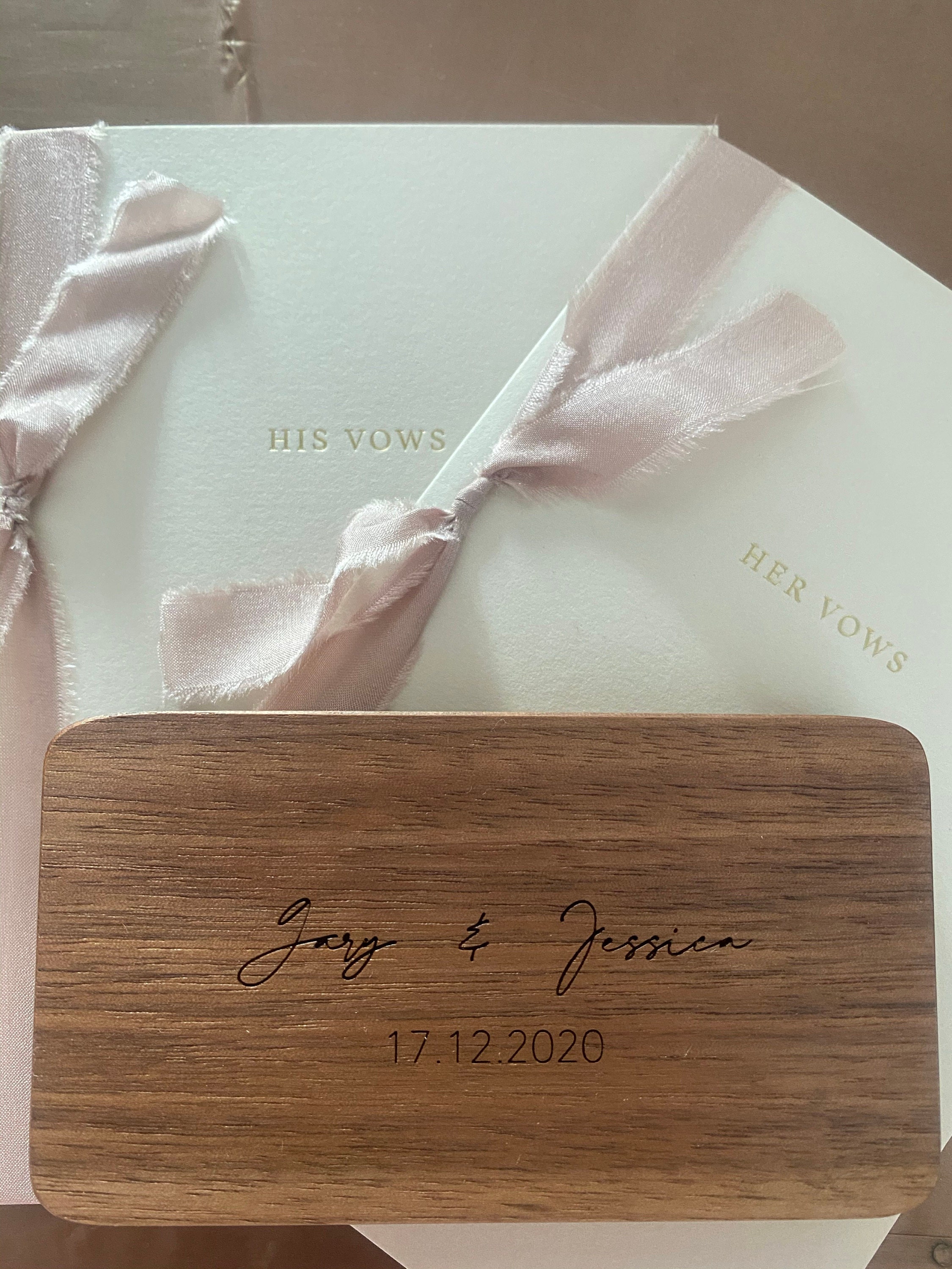 Wedding Ring Box, Wedding Gift, Woodsbury, Anniversary Gift, Wooden Box, Ring Box, Valentine&#39;s Gift, Handmade box, Walnut Timber (Wedding)