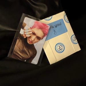 Ateez Mingi Pink Photocards, Memorable Moments Collectibles,stan