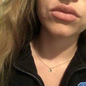 Gold Initial Necklace / Bridesmaid Gift