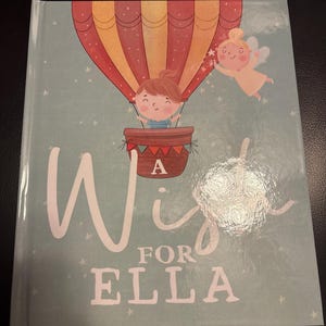 Personalized Wish Book for Kids - Custom Children's Story, New Baby Gift, Christening Gift, First Birthday, Xmas or Christmas Eve Book